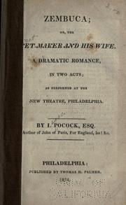 Cover of: Zembuca; or, The net-maker and his wife.: A dramatic romance, in two acts ...