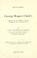 Cover of: History of George Rogers Clark's conquest of the Illinois and the Wabash towns 1778 and 1779