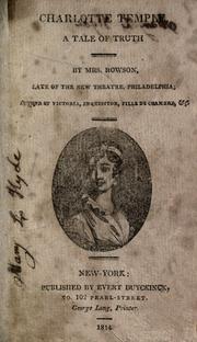 Cover of: Charlotte Temple: a tale of truth