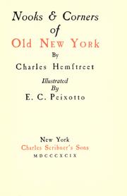 Cover of: Nooks & corners of old New York
