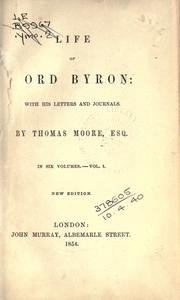 Cover of: Life by Lord Byron