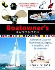 Cover of: Boatowner's Handbook: Reference Data for  Maintenance, Repair, Navigation, and Seamanship