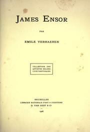 Cover of: James Ensor.