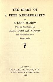 Cover of: The diary of a free kindergarten