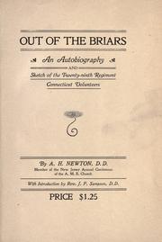 Out of the briars by A. H. Newton