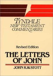 Cover of: The Letters of John: an introduction and commentary