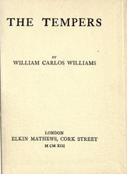 Cover of: The tempers.