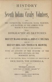 Cover of: History of the Seventh Indiana cavalry volunteers by Thomas Sydenham Cogley