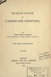 Cover of: Imagination in landscape painting by Hamerton, Philip Gilbert