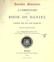 Cover of: commentary on the book of Daniel