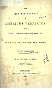 Cover of: The life and voyages of Americus Vespucius by C. Edwards Lester