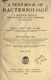 Cover of: A text-book of bacteriology by Philip Hanson Hiss