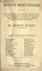Cover of: Dickens' Short Stories