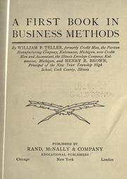 Cover of: A first book in business methods