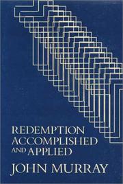 Cover of: Redemption Accomplished and Applied