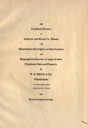 Cover of: Index of History of Schuyler and Brown Counties, Illinois by 