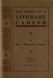 Story of a Literary Career by Ella Wheeler Wilcox