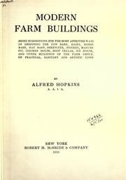 Cover of: Modern farm buildings