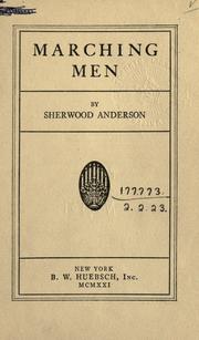 Cover of: Marching men. by Sherwood Anderson