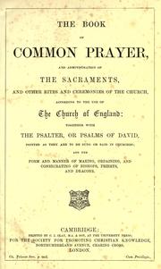 Book of common prayer by Church of England, J. A. Maurault
