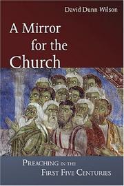 Cover of: A mirror for the church: preaching in the first five centuries