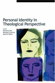 Cover of: Personal identity in theological perspective