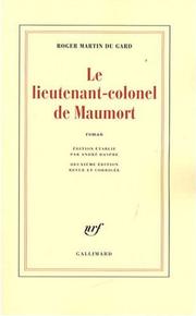 Cover of: Le lieutenant-colonel de Maumort: roman