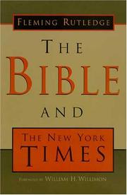 The Bible and the New York Times by Fleming Rutledge