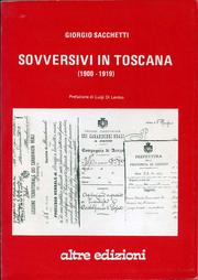 Cover of: Sovversivi in Toscana, 1900-1919
