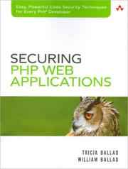 Securing PHP web applications