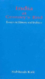 Cover of: India at century's end: essays on history and politics