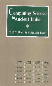 Cover of: Computing science in ancient India