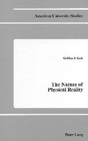 Cover of: The nature of physical reality