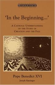 Cover of: In the beginning-- by Joseph Ratzinger