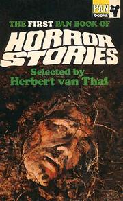 Cover of: The First Pan Book of Horror Stories by Herbert Van Thal