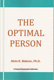 Cover of: The Optimal Person