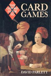 Cover of: The Oxford guide to card games