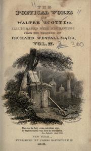 Cover of: The poetical works of Walter Scott, Esq. by Sir Walter Scott