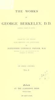 Cover of: The works by George Berkeley