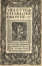 Cover of: Villette. by Charlotte Brontë