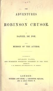 Cover of: The Adventures of Robinson Crusoe by Daniel Defoe