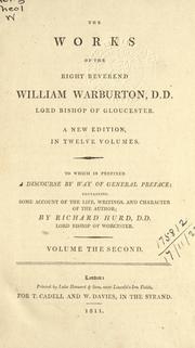 Cover of: Works by William Warburton