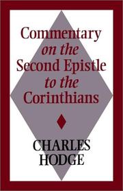 Cover of: Commentary on the Second Epistle to the Corinthians by Christoph Ernst Luthardt