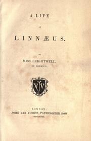 Cover of: A life of Linnaeus.