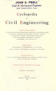 Cover of: Cyclopedia of Civil Engineering - volume VI: a general reference work ...