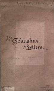 Cover of: The Columbus letters.: Souvenir of the monastery of La Rabida, World's Fair grounds, Chicago.