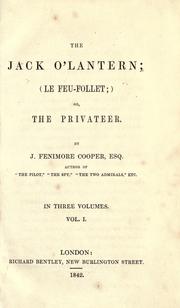 Cover of: The Jack O'Lantern by James Fenimore Cooper