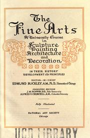 Cover of: The fine arts by Edmund Buckley