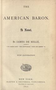 The American baron by James De Mille