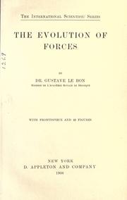 Evolution des forces by Gustave Le Bon